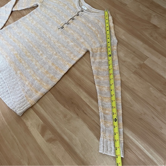 Maurices Striped Long Sleeve Knit Sweater Women’s Size Small Button Accents - Picture 11 of 11